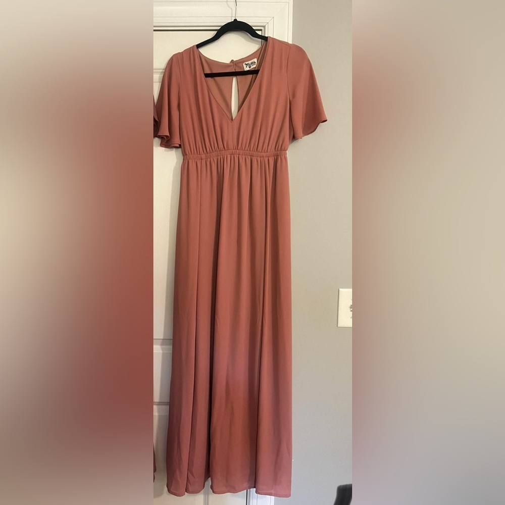 Show Me Your MuMu Mauve Maxi Dress